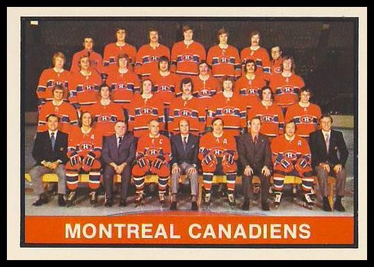 330 Montreal Canadiens Team Card